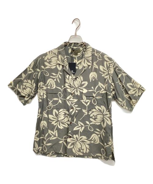 NIGEL CABOURN（ナイジェルケーボン）NIGEL CABOURN (ナイジェルケーボン) アロハシャツ グレー サイズ:48の古着・服飾アイテム