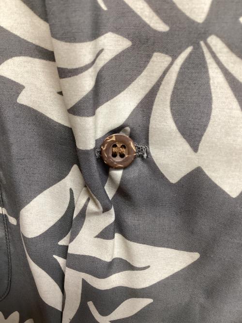 NIGEL CABOURN（ナイジェルケーボン）NIGEL CABOURN (ナイジェルケーボン) アロハシャツ グレー サイズ:48の古着・服飾アイテム