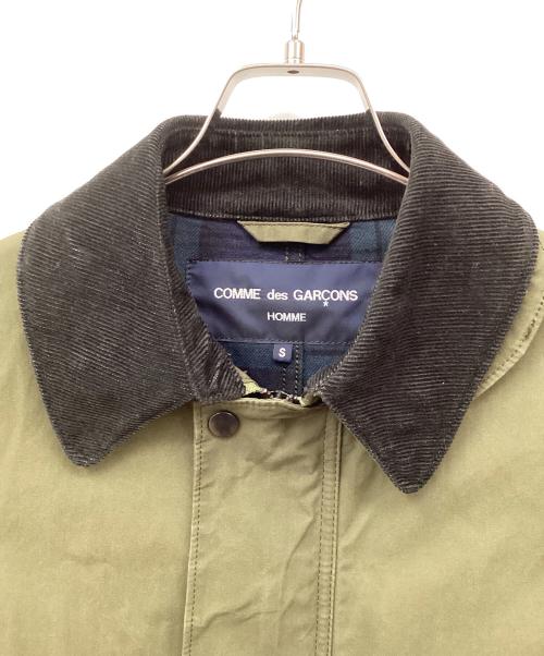 COMME des GARCONS HOMME（コムデギャルソン オム）COMME des GARCONS HOMME (コムデギャルソン オム) Cotton Waxed Cloth Field Jacket オリーブ サイズ:Sの古着・服飾アイテム