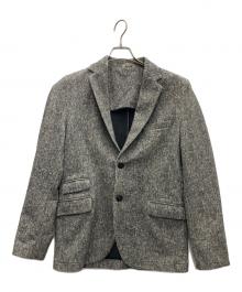 CIRCOLO 1901（チルコロ1901）の古着「コットンストレッチジャージー シングル2Bジャケット」｜グレー