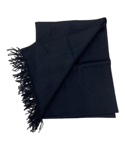 JOHNSTONS OF ELGIN（ジョンストンズオブエルガン）JOHNSTONS OF ELGIN (ジョンストンズオブエルガン) カシミヤストール ブラックの古着・服飾アイテム