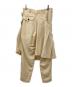 COMME des GARCONS HOMME PLUS (コムデギャルソンオムプリュス) インサイドアウトスカートパンツ ベージュ サイズ:S：28000円