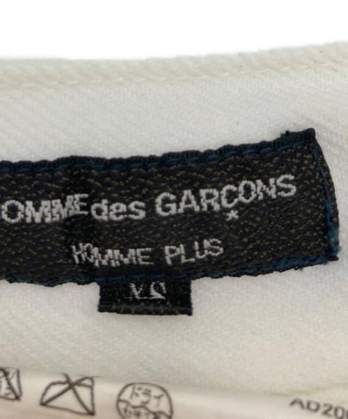 COMME des GARCONS HOMME PLUS（コムデギャルソンオムプリュス）COMME des GARCONS HOMME PLUS (コムデギャルソンオムプリュス) ポリ縮絨クロップドパンツ ホワイト サイズ:XSの古着・服飾アイテム