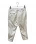 COMME des GARCONS HOMME PLUS (コムデギャルソンオムプリュス) ポリ縮絨クロップドパンツ ホワイト サイズ:XS：5000円