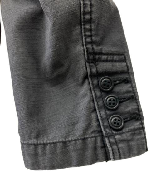 COMME des GARCONS HOMME PLUS（コムデギャルソンオムプリュス）COMME des GARCONS HOMME PLUS (コムデギャルソンオムプリュス) ヴィンテージ スカーフ リメイクジャケット ブラック サイズ:XSの古着・服飾アイテム