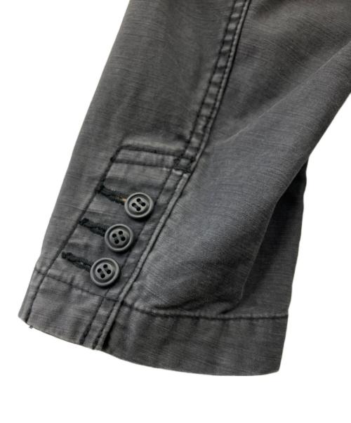 COMME des GARCONS HOMME PLUS（コムデギャルソンオムプリュス）COMME des GARCONS HOMME PLUS (コムデギャルソンオムプリュス) ヴィンテージ スカーフ リメイクジャケット ブラック サイズ:XSの古着・服飾アイテム