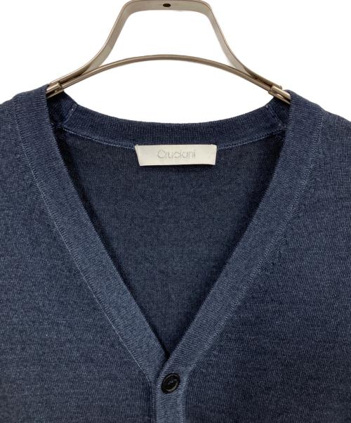 Cruciani（クルチアーニ）Cruciani (クルチアーニ) ウールカーディガン ネイビー サイズ:44の古着・服飾アイテム