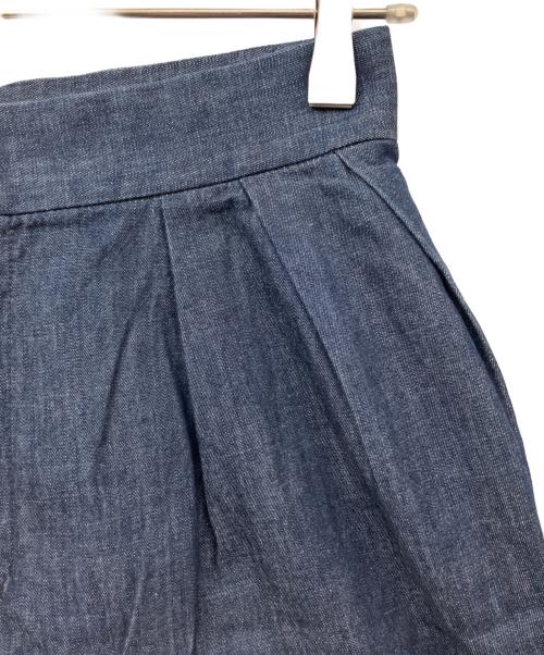 CELFORD（セルフォード）CELFORD (セルフォード) タックショートパンツ インディゴ サイズ:38の古着・服飾アイテム