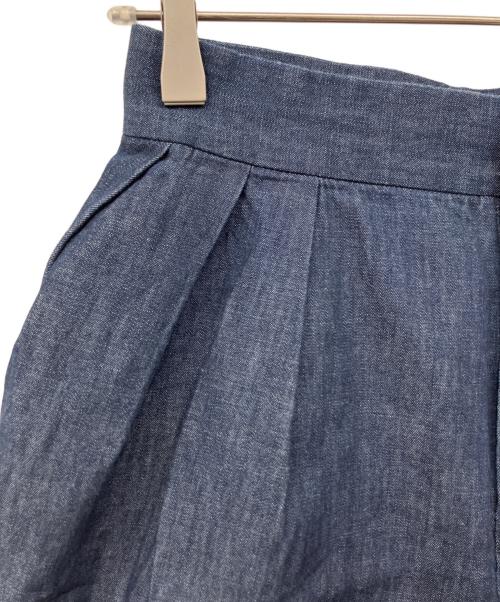 CELFORD（セルフォード）CELFORD (セルフォード) タックショートパンツ インディゴ サイズ:38の古着・服飾アイテム