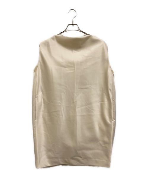 ETRE TOKYO（エトレトウキョウ）ETRE TOKYO (エトレトウキョウ) ドレープネックコクーンミニワンピース アイボリー サイズ:SIZE Sの古着・服飾アイテム