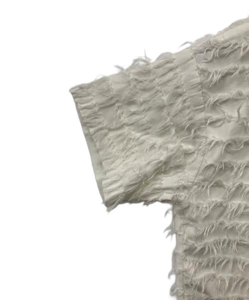 Gypsohila（ジプソフィア）Gypsohila (ジプソフィア) Feather Tee ホワイト サイズ:Fの古着・服飾アイテム