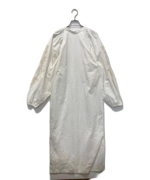 anuke（アンヌーク）anuke (アンヌーク) Cutwork Embroidery Dress ホワイト サイズ:36の古着・服飾アイテム