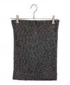 yo BIOTOPヨー ビオトープ）の古着「Glitter mini skirt」｜ブラック