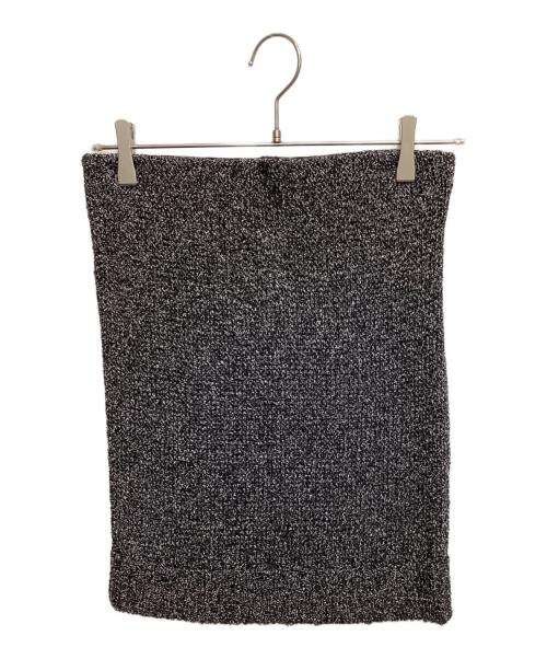 yo BIOTOP（ヨー ビオトープ）yo BIOTOP (ヨー ビオトープ) Glitter mini skirt ブラック サイズ:Freeの古着・服飾アイテム