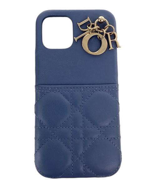 Christian Dior（クリスチャン ディオール）Christian Dior (クリスチャン ディオール) クリスチャン ディオール/iPhone12 ケース ブルーの古着・服飾アイテム