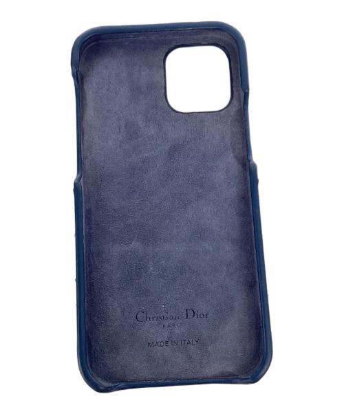Christian Dior（クリスチャン ディオール）Christian Dior (クリスチャン ディオール) クリスチャン ディオール/iPhone12 ケース ブルーの古着・服飾アイテム