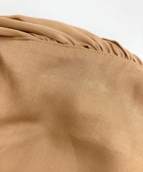 23区（ニジュウサンク）23区 (ニジュウサンク) ALBINIリラックスシアー ワンピース ブラウン サイズ:36の古着・服飾アイテム