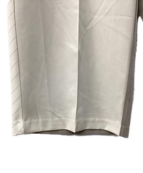 eimee law（エイミーロウ）eimee law (エイミーロウ) バイヤスライン微配ストライプパンツ ベージュ サイズ:FREEの古着・服飾アイテム