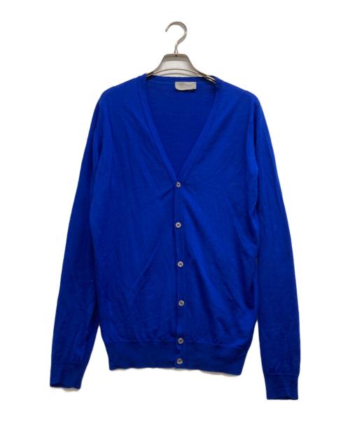 JOHN SMEDLEY（ジョンスメドレー）JOHN SMEDLEY (ジョンスメドレー) ウールカーディガン ブルー サイズ:Mの古着・服飾アイテム