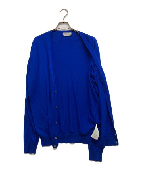 JOHN SMEDLEY（ジョンスメドレー）JOHN SMEDLEY (ジョンスメドレー) ウールカーディガン ブルー サイズ:Mの古着・服飾アイテム