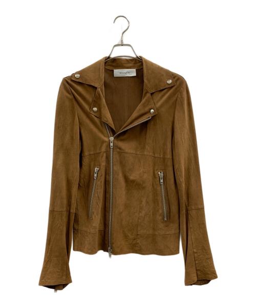 BULLY（ブリー）BULLY (ブリー) bully　スウェードライダースジャケット ブラウン サイズ:48の古着・服飾アイテム