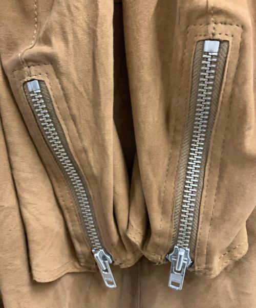 BULLY（ブリー）BULLY (ブリー) bully　スウェードライダースジャケット ブラウン サイズ:48の古着・服飾アイテム