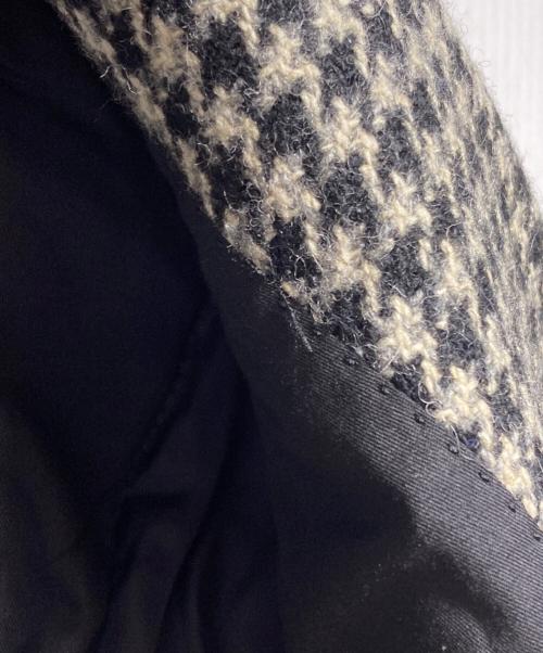 MARGARET HOWELL（マーガレットハウエル）MARGARET HOWELL (マーガレットハウエル) SHADOW HOUNDSTOOTH COAT/「シャドウ・ハウンドトゥース・コート/千鳥格子 ブラック サイズ:1の古着・服飾アイテム