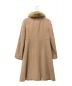 TOCCA (トッカ) フォックスファー付カシミヤステンカラーコート ベージュ：10000円
