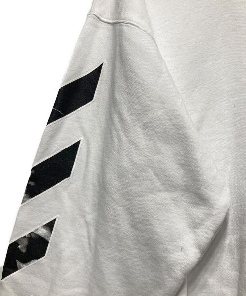 OFFWHITE（オフホワイト）OFFWHITE (オフホワイト) バックアロープリントクルーネックスウェット ホワイト サイズ:Ｓの古着・服飾アイテム