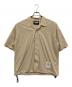 MAISON SPECIAL（メゾンスペシャル）の古着「ハイテンション裾ドローコードシャツ」｜ベージュ
