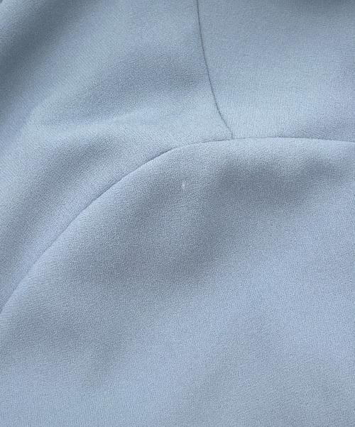 ANAYI（アナイ）ANAYI (アナイ) フラットジョーゼットタックブラウス ライトブルー サイズ:SIZE 36の古着・服飾アイテム