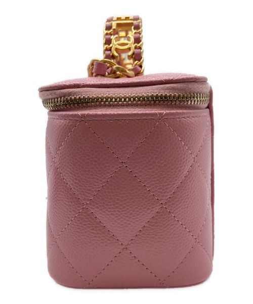 CHANEL（シャネル）CHANEL (シャネル) マトラッセ バニティ チェーン ショルダーバッグ ピンク サイズ:スモールの古着・服飾アイテム