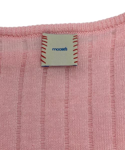 moose's（ムース）moose's (ムース) icy rib knit ピンク サイズ:FREEの古着・服飾アイテム