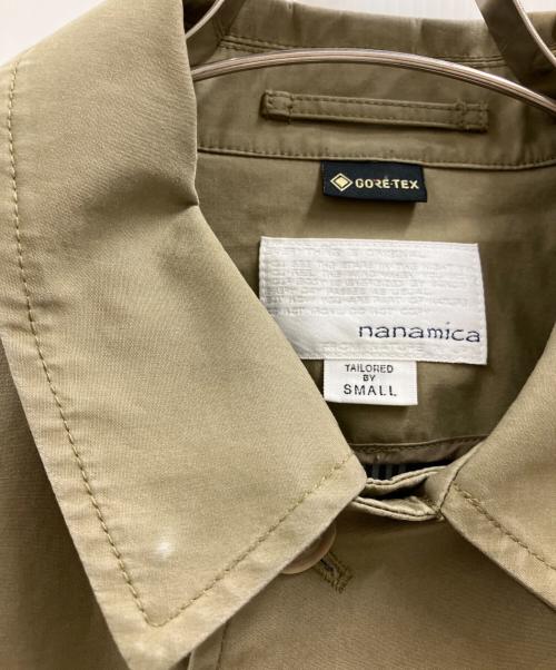 nanamica（ナナミカ）nanamica (ナナミカ) nanamica　ゴアテックスステンカラーコート カーキ サイズ:Sの古着・服飾アイテム