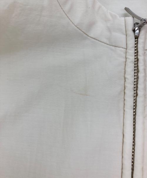 Adam et Rope（アダム エ ロペ）Adam et Rope (アダム エ ロペ) ペプラムジップブラウス ベージュ サイズ:FREEの古着・服飾アイテム