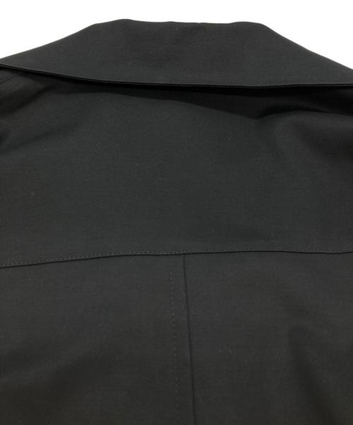 Adam et Rope（アダム エ ロペ）Adam et Rope (アダム エ ロペ) タックスリーブスキッパーシャツ ブラック サイズ:-の古着・服飾アイテム