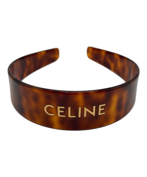 CELINE（セリーヌ）CELINE (セリーヌ) ヘッドバンド Blond Havanaの古着・服飾アイテム