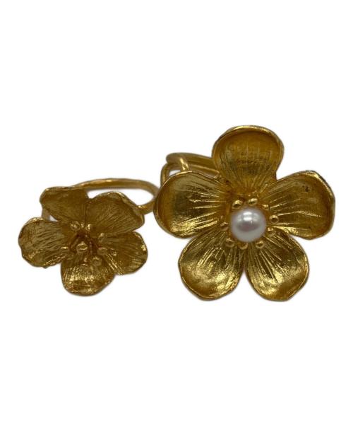 KAJA BIJOUX（カジャ・ビジュー）KAJA BIJOUX (カジャ・ビジュー) キャリーフラワーリング サイズ:無の古着・服飾アイテム