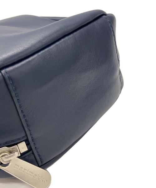 marimekko（マリメッコ）marimekko (マリメッコ) ショルダーバッグ ネイビーの古着・服飾アイテム