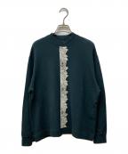 Marble SUDマーブルシュッド）の古着「アニマルレーススウェット」｜グリーン