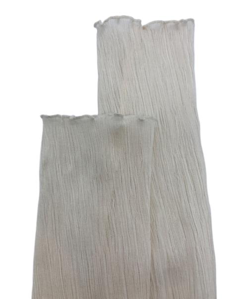 Noble（ノーブル）Noble (ノーブル) シアークレープジャージロングTシャツ ホワイト サイズ:SIZE Freeの古着・服飾アイテム