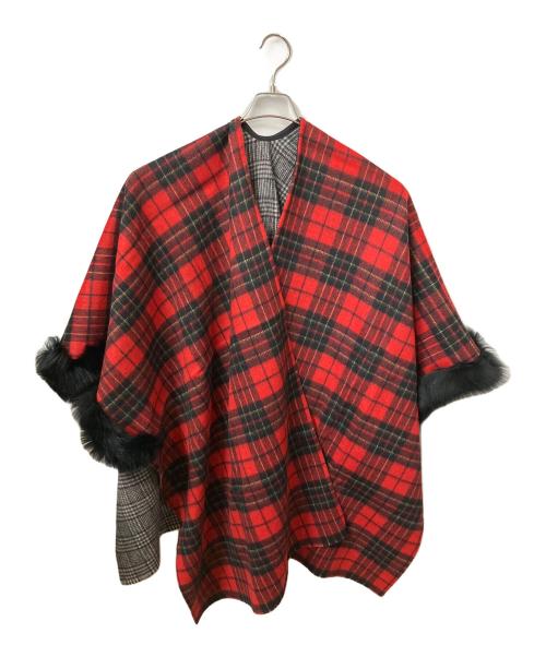 GRACE CONTINENTAL（（グレースコンチネンタル）GRACE CONTINENTAL (（グレースコンチネンタル) チェックリバーストール レッドの古着・服飾アイテム
