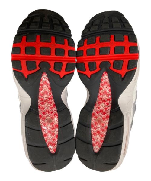 NIKE（ナイキ）NIKE (ナイキ) スニーカー ホワイト×レッド サイズ:25.0cmの古着・服飾アイテム