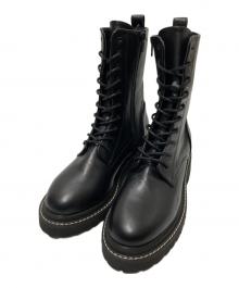 EVOL（イーボル）の古着「レースアップホワイトステッチブーツ」｜ブラック