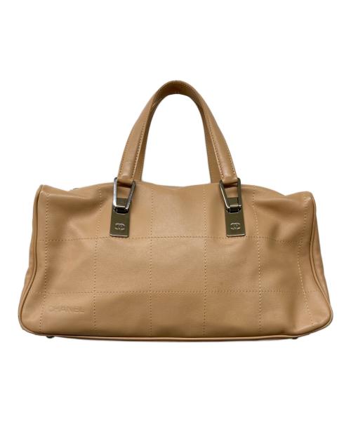 CHANEL（シャネル）CHANEL (シャネル) ミニボストンバッグ ベージュの古着・服飾アイテム