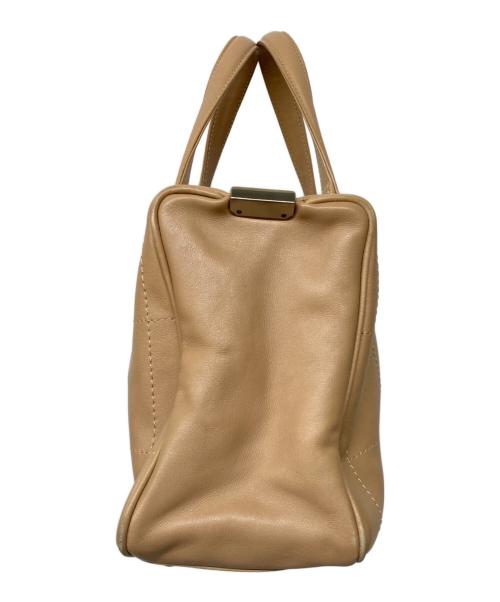 CHANEL（シャネル）CHANEL (シャネル) ミニボストンバッグ ベージュの古着・服飾アイテム