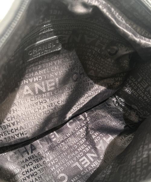 CHANEL（シャネル）CHANEL (シャネル) 2.55 カメリアツイード ショルダーバッグ ブラックの古着・服飾アイテム