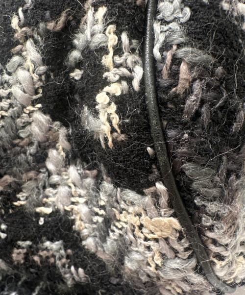 CHANEL（シャネル）CHANEL (シャネル) 2.55 カメリアツイード ショルダーバッグ ブラックの古着・服飾アイテム