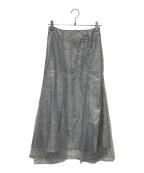 Mystradaマイストラーダ）の古着「スパンコールマーメイドスカート」｜グレー