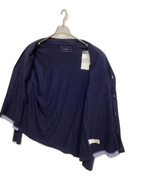 SOPHNET.（ソフネット）SOPHNET. (ソフネット) FRONT PANELED CARDIGAN ネイビー サイズ:XL 未使用品の古着・服飾アイテム